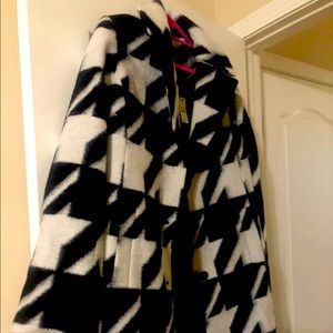 Talbots houndstooth coat 10p